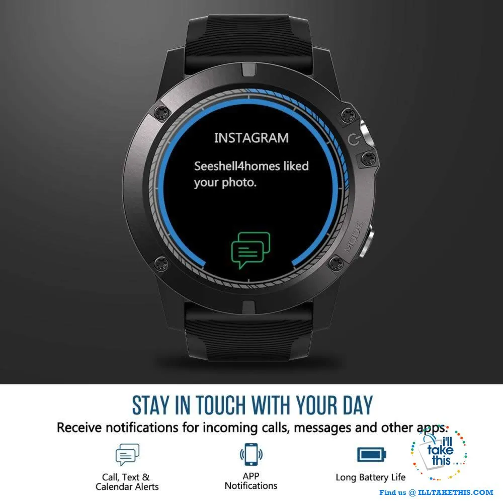 ⌚️ Smartwatch PRO 3 Color Touchscreen Display Sports Watch 50mm/1.3" Face, Suit iOS & Android Phones