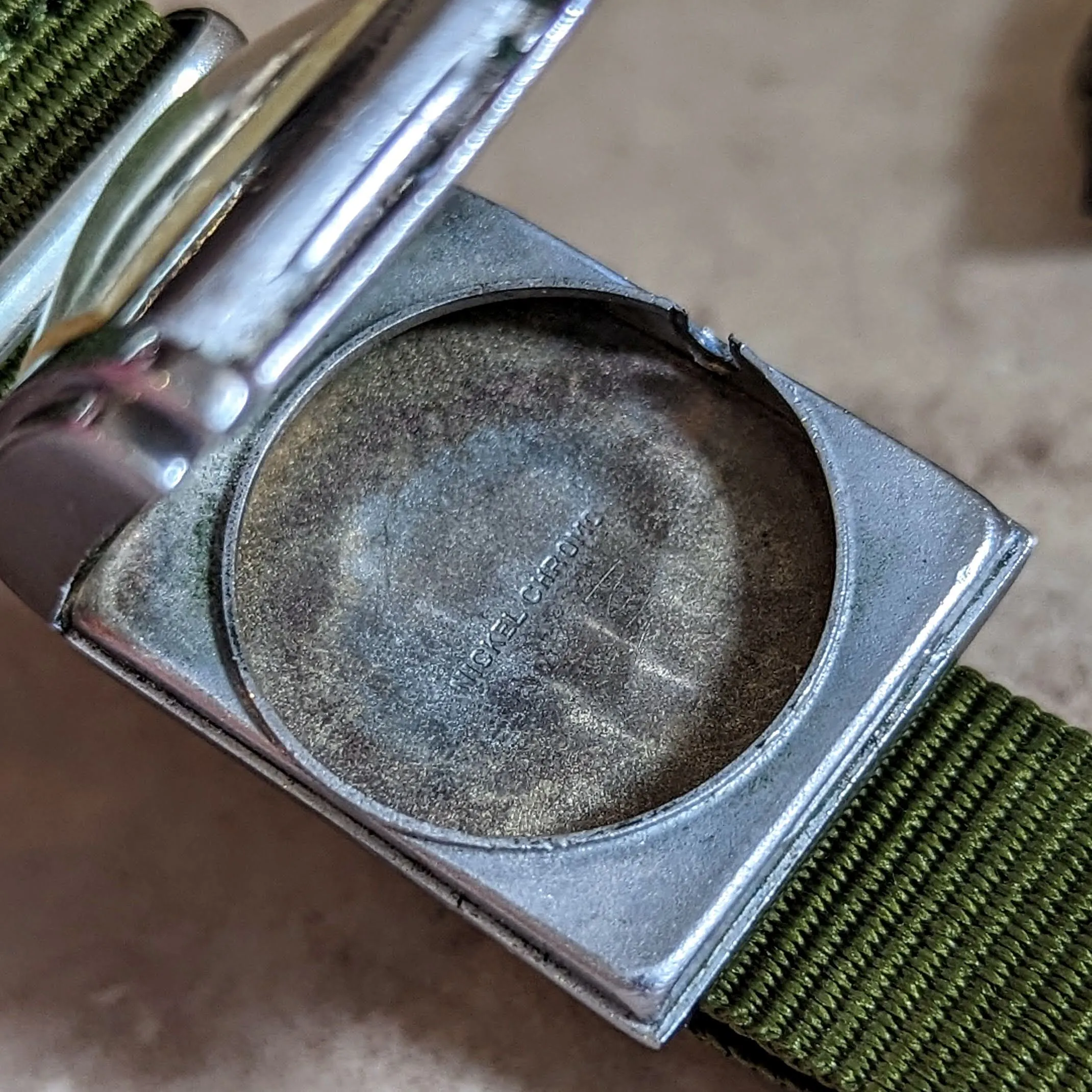 1940s DELFIN Tank Wristwatch 15 Rubies Swiss Made Vintage Watch