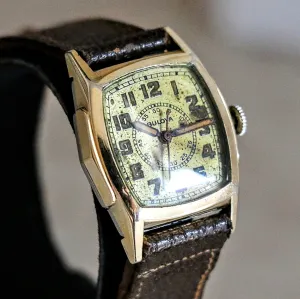 1943 BULOVA WWII Medical Officer Wristwatch Cal. 10BA 17 Jewels Doctors Watch