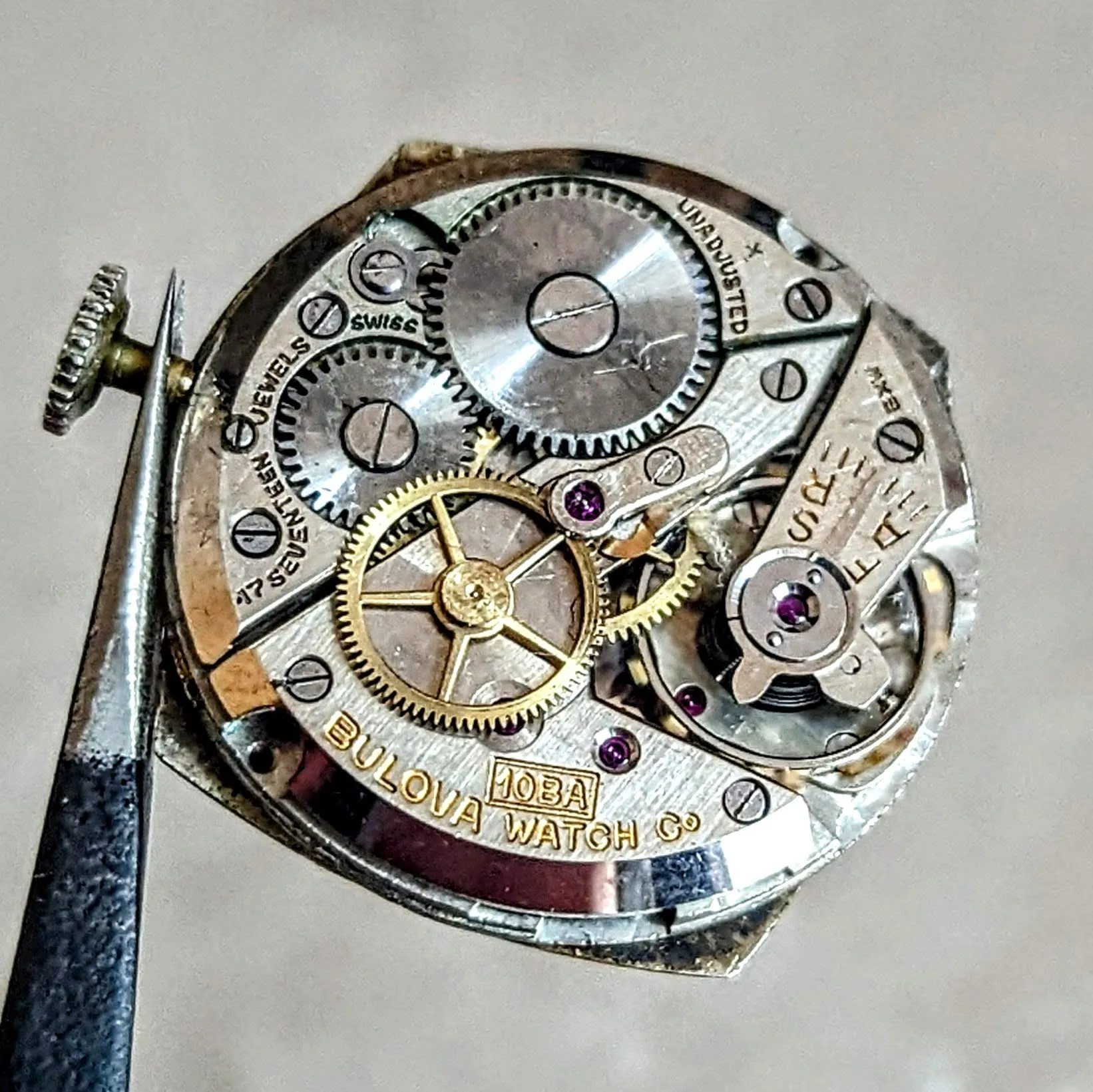 1943 BULOVA WWII Medical Officer Wristwatch Cal. 10BA 17 Jewels Doctors Watch