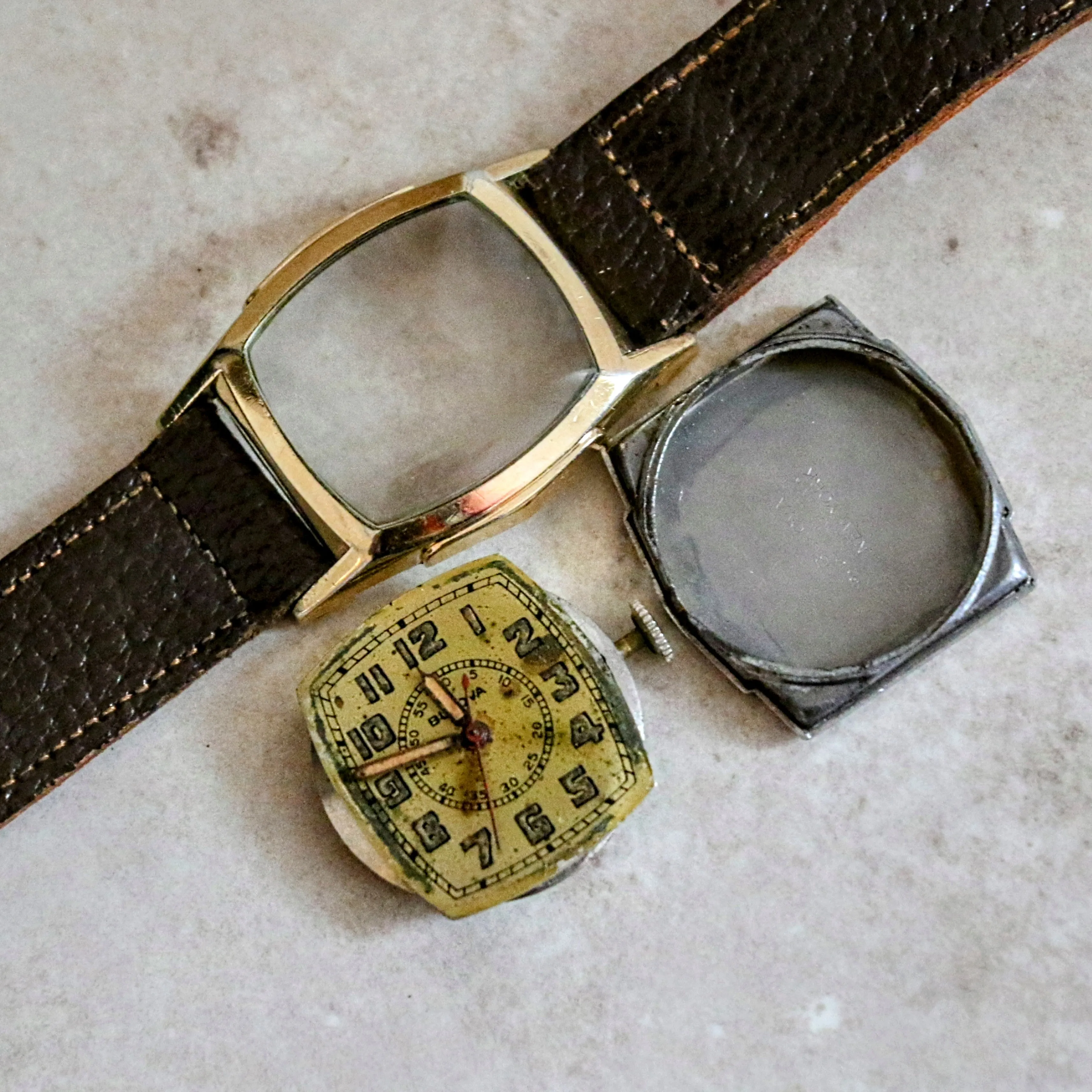 1943 BULOVA WWII Medical Officer Wristwatch Cal. 10BA 17 Jewels Doctors Watch