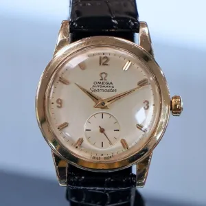 1957 OMEGA Seamaster Automatic Watch Ref. FX6249 Cal. 490 Wristwatch 14K G.F. - IN BOX