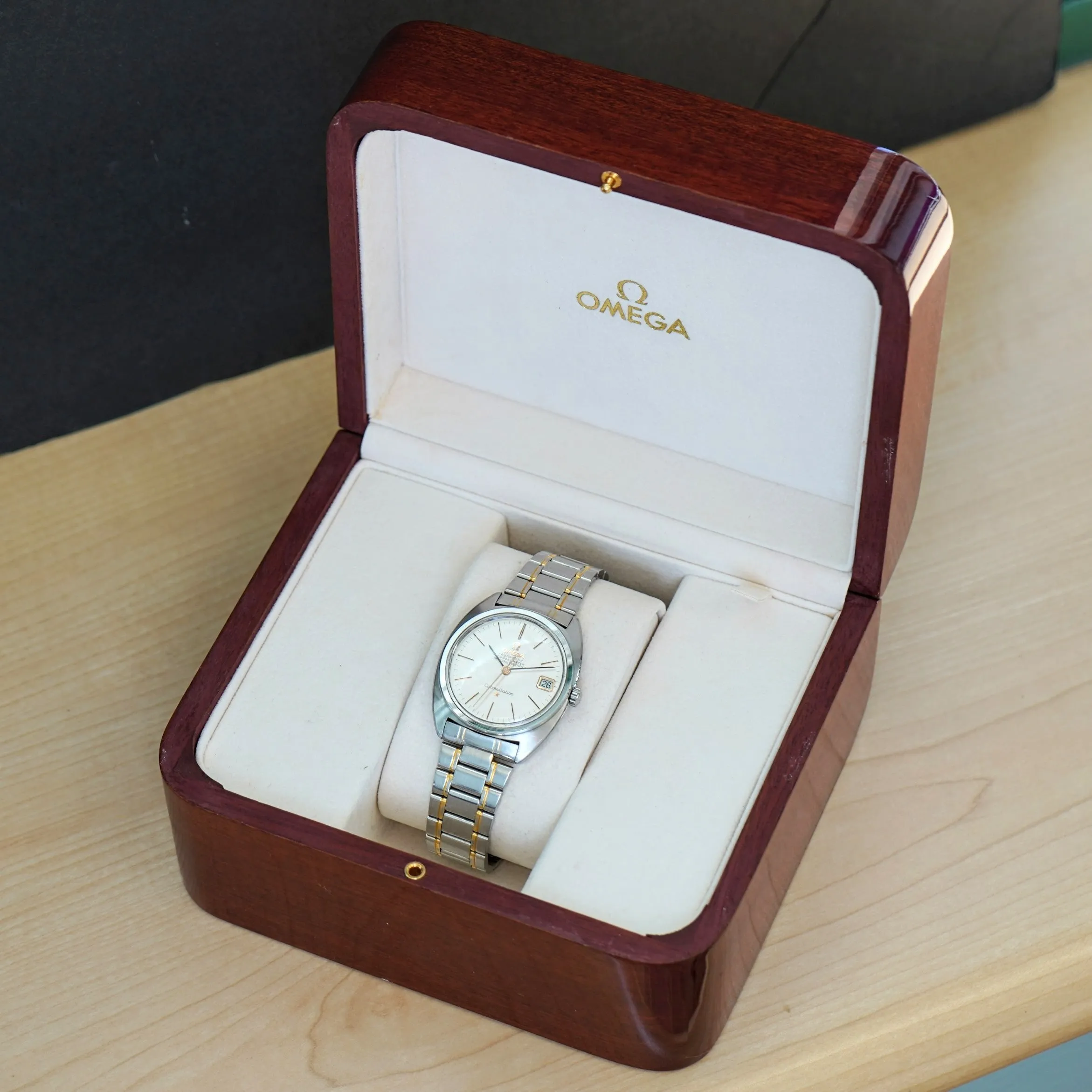 1967 OMEGA Constellation Automatic Watch Ref. 168.017 Cal. 564 Wristwatch ALL S.S. Original Bracelet - IN BOX!