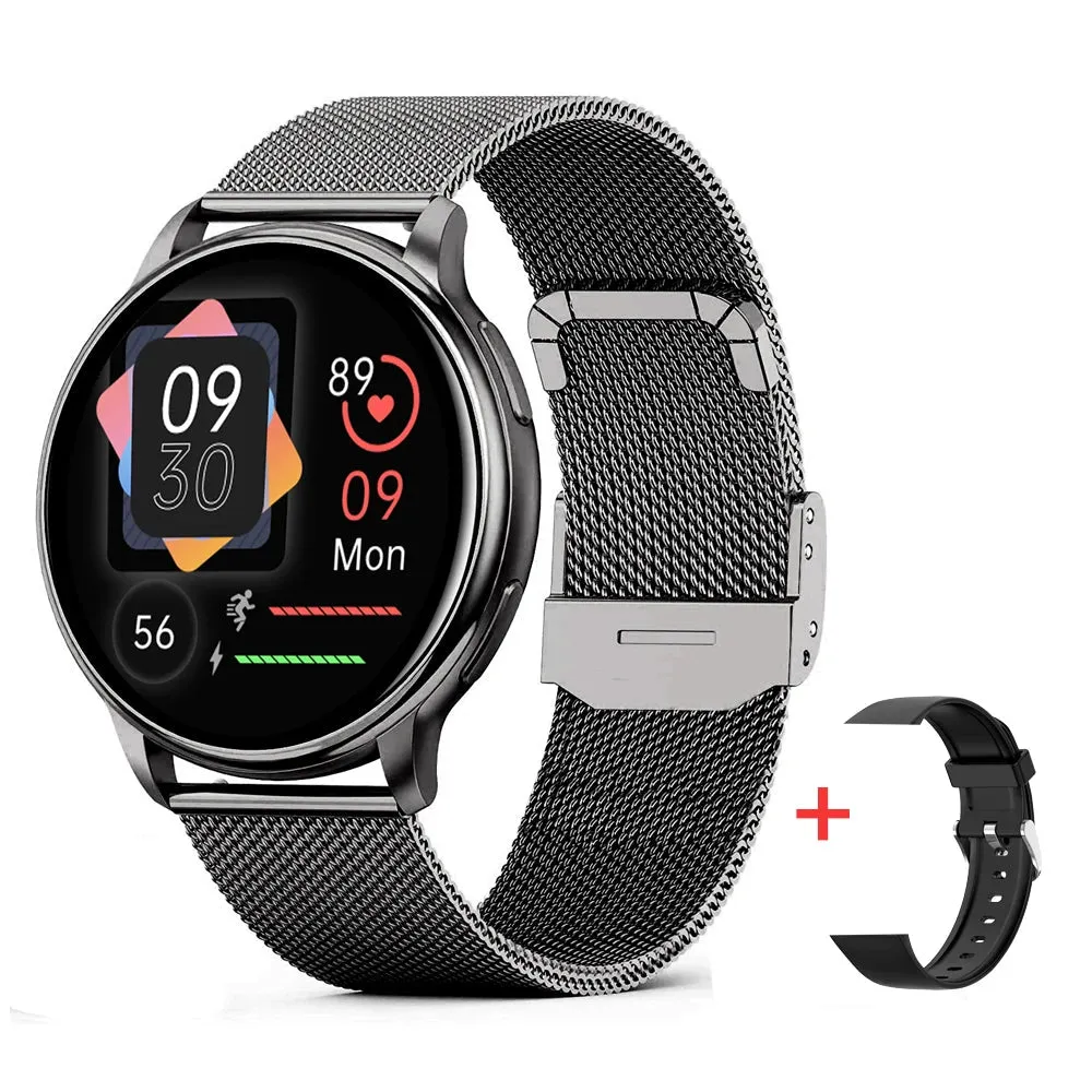 2023 Bluetooth Call Smart Watch Women Custom Dial Watches Men Sport Fitness Tracker Heart Rate Smartwatch For Android IOS