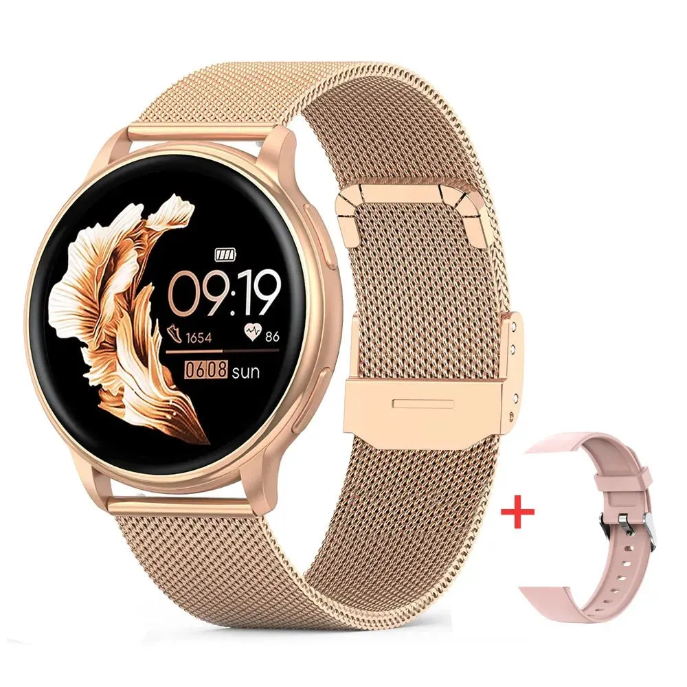 2023 Bluetooth Call Smart Watch Women Custom Dial Watches Men Sport Fitness Tracker Heart Rate Smartwatch For Android IOS