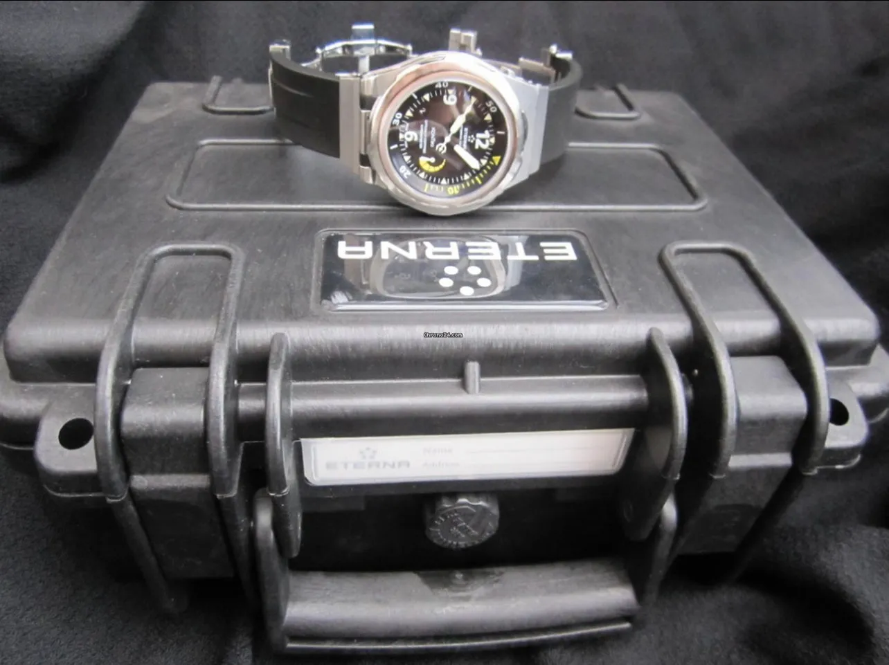 #620 Eterna KonTiki Pro Diving watch 1000M, Full Set 1594.44.40.1154