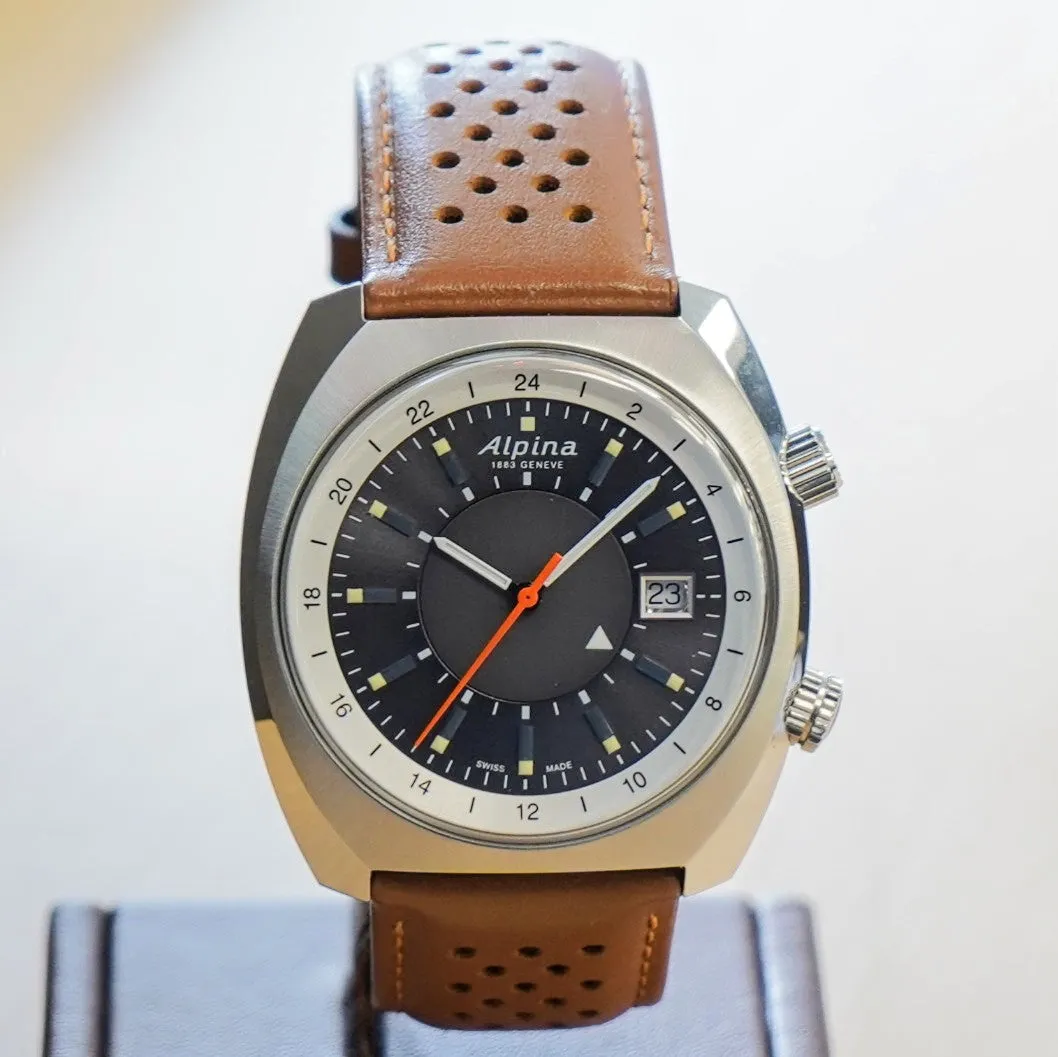 ALPINA Startimer Pilot Heritage GMT Watch AL-555XS4H6 Swiss Automatic Wristwatch