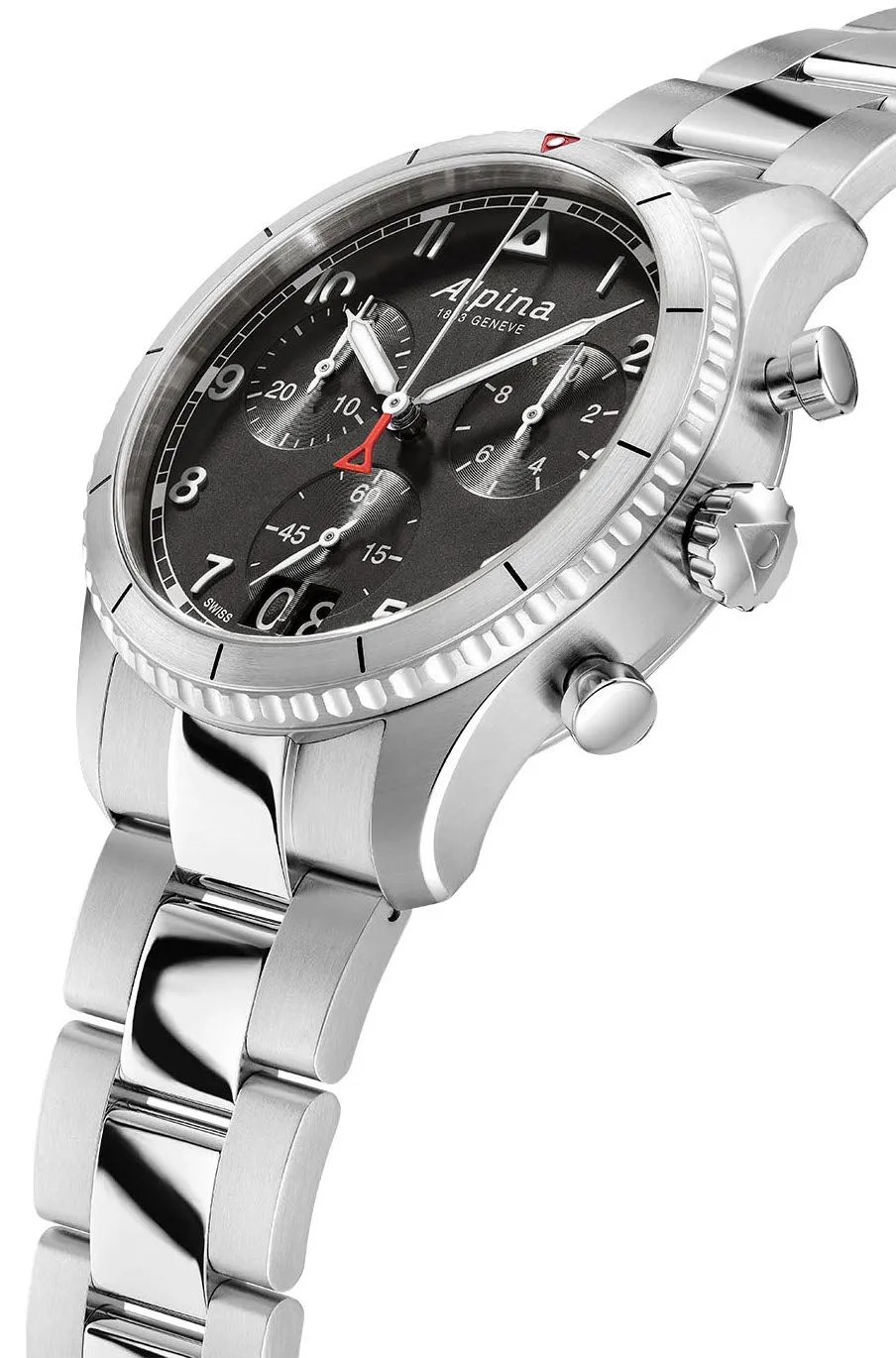 Alpina Startimer Pilot Quartz Chronograph Black