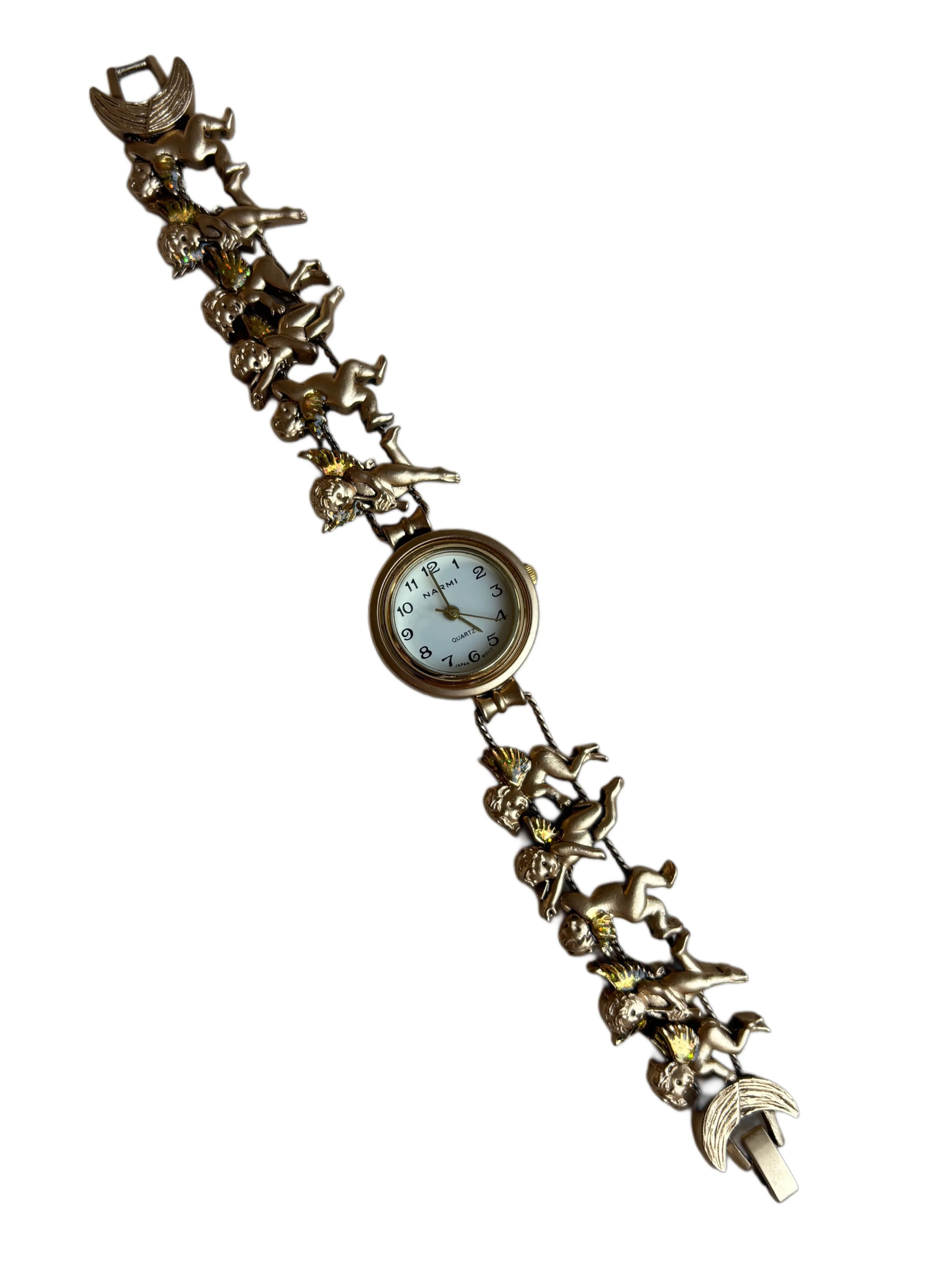 Angel Baby Sliding Charm Watch