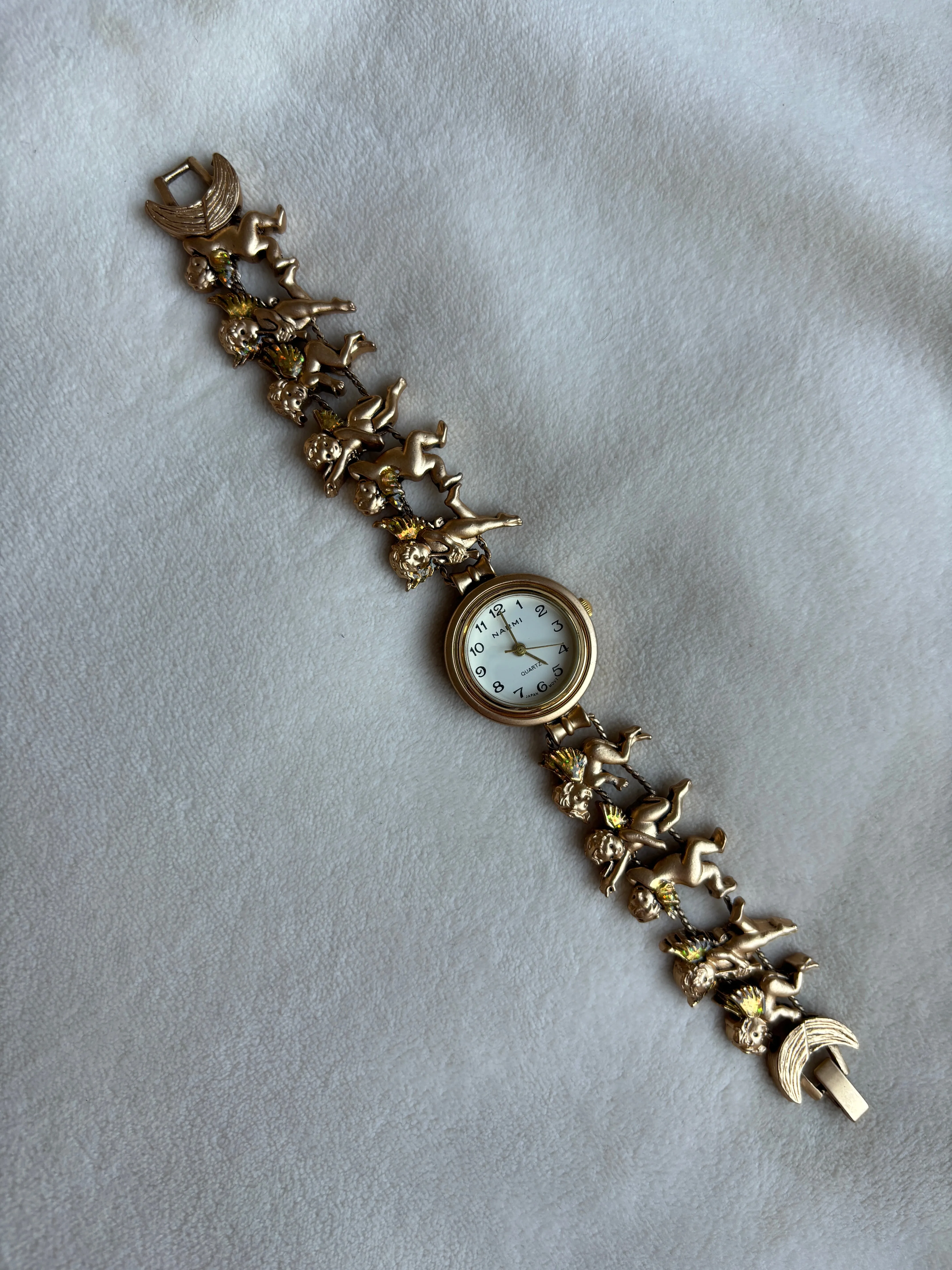 Angel Baby Sliding Charm Watch