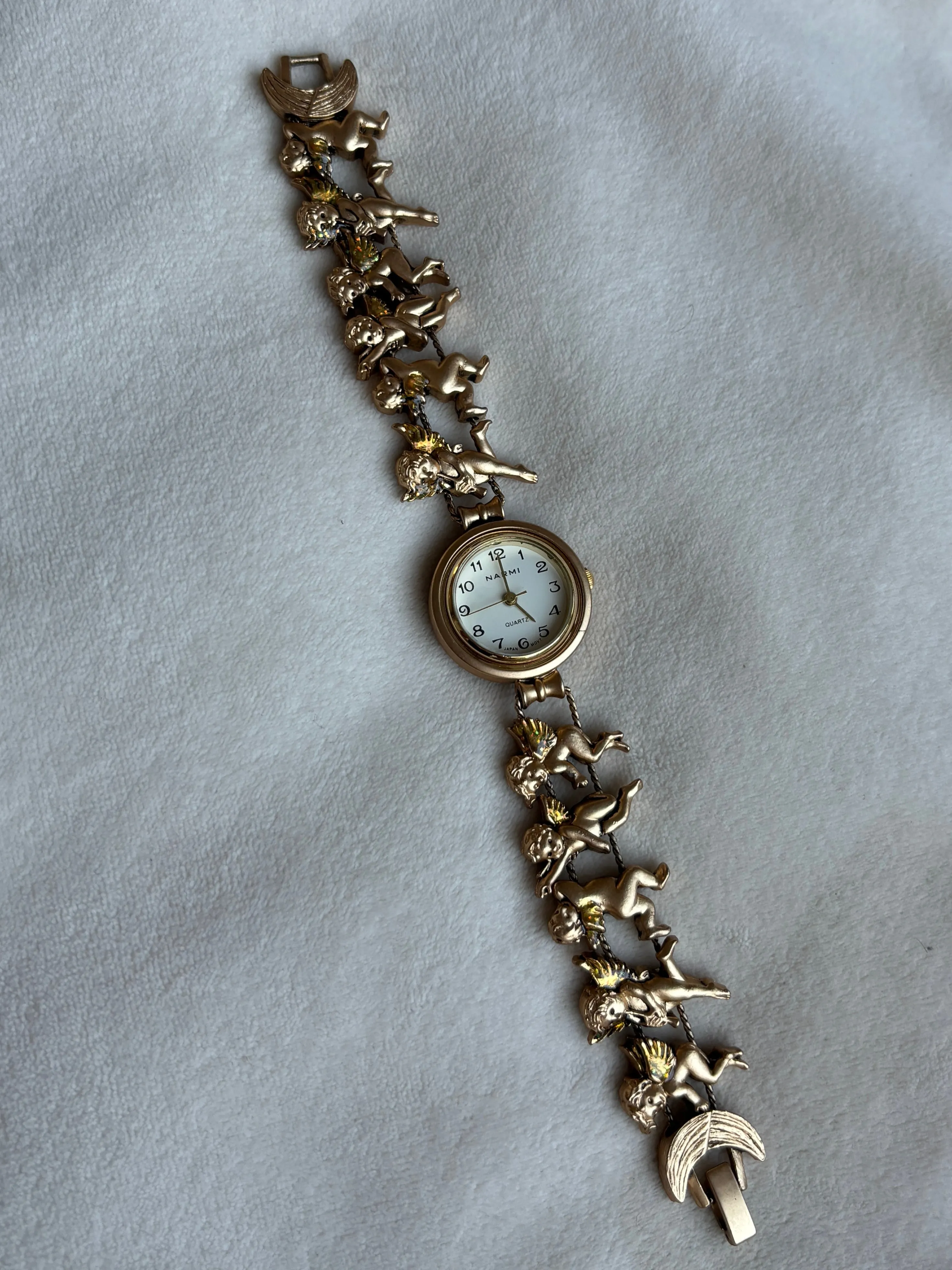 Angel Baby Sliding Charm Watch