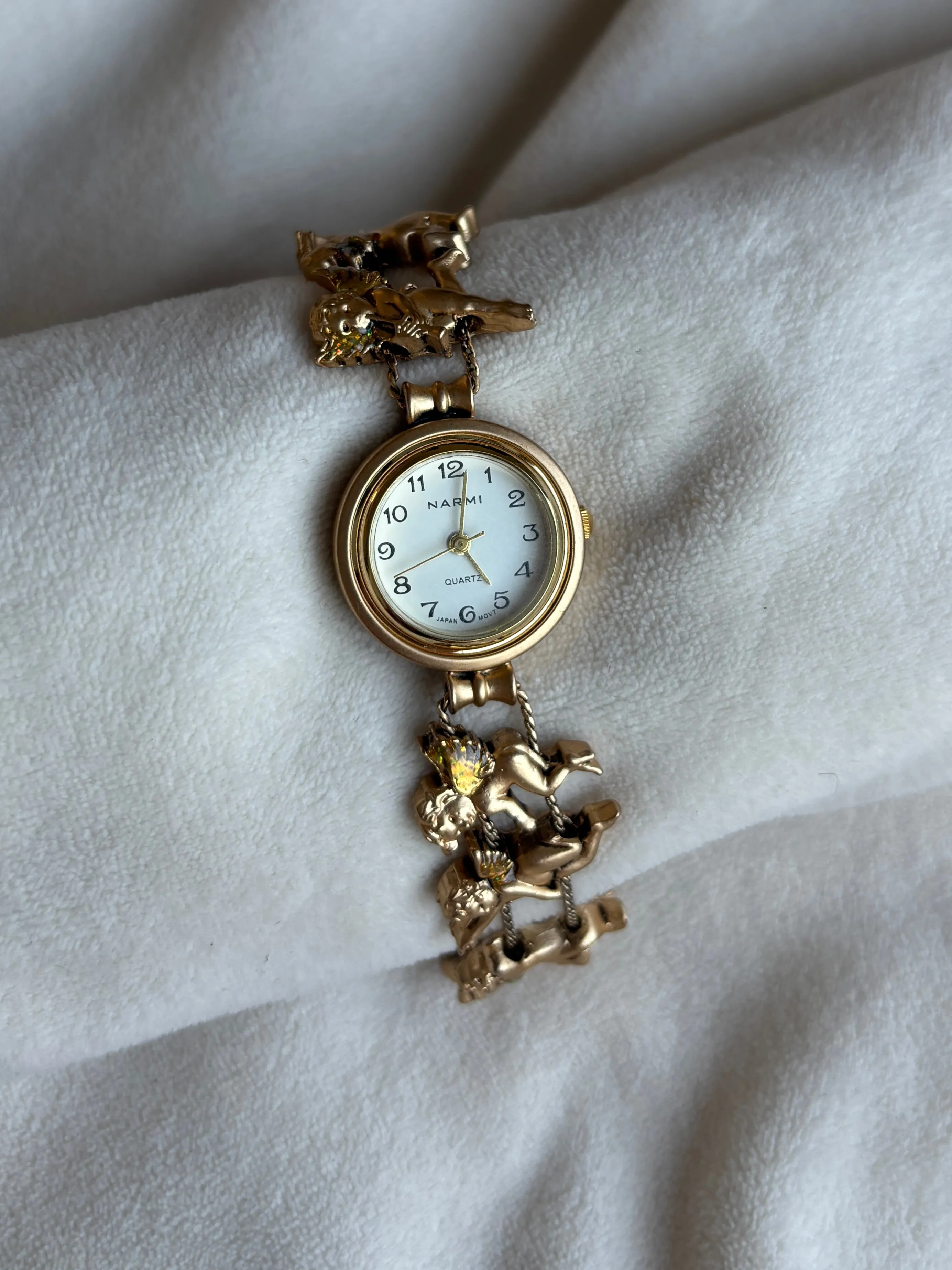 Angel Baby Sliding Charm Watch