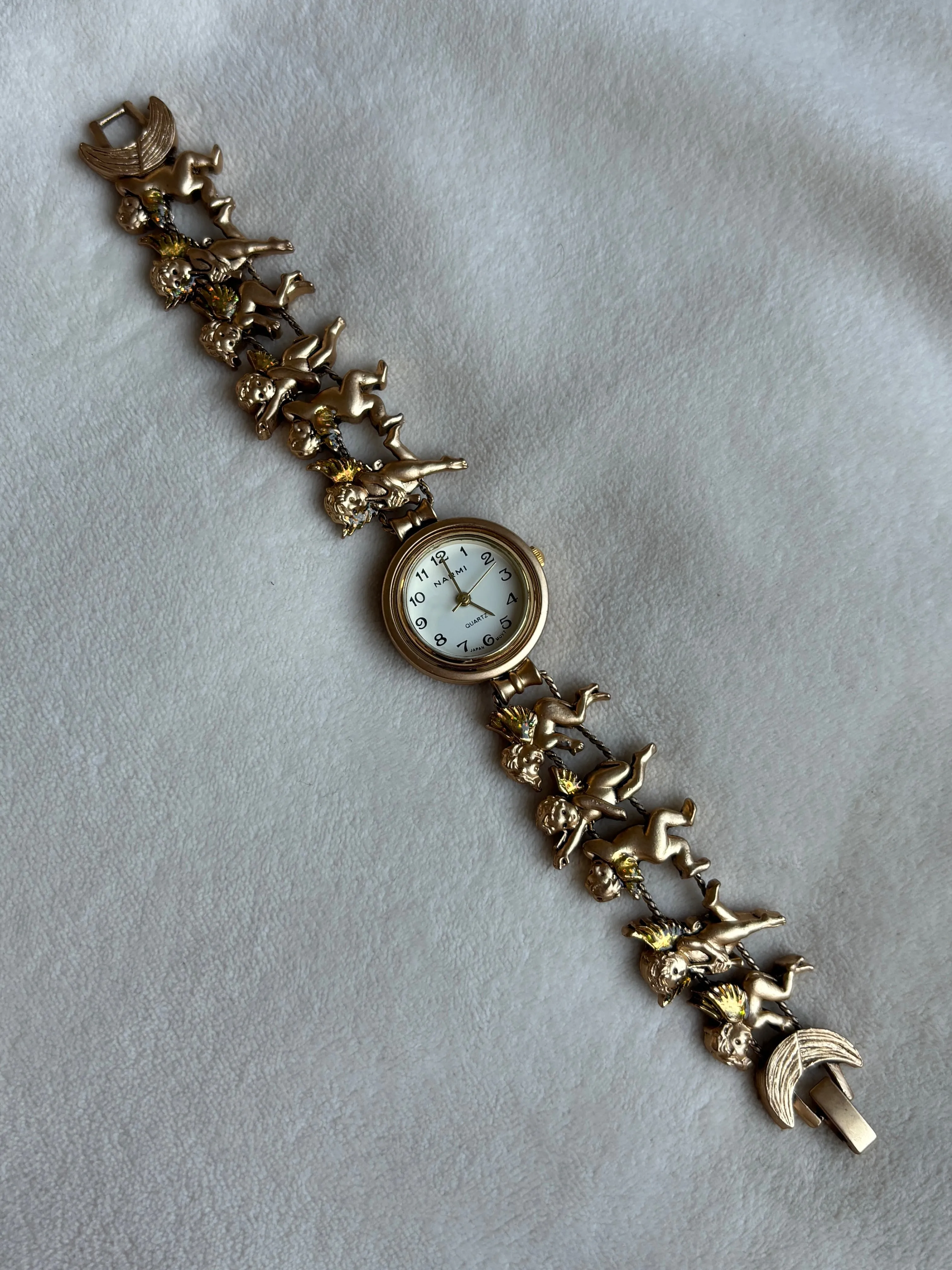 Angel Baby Sliding Charm Watch