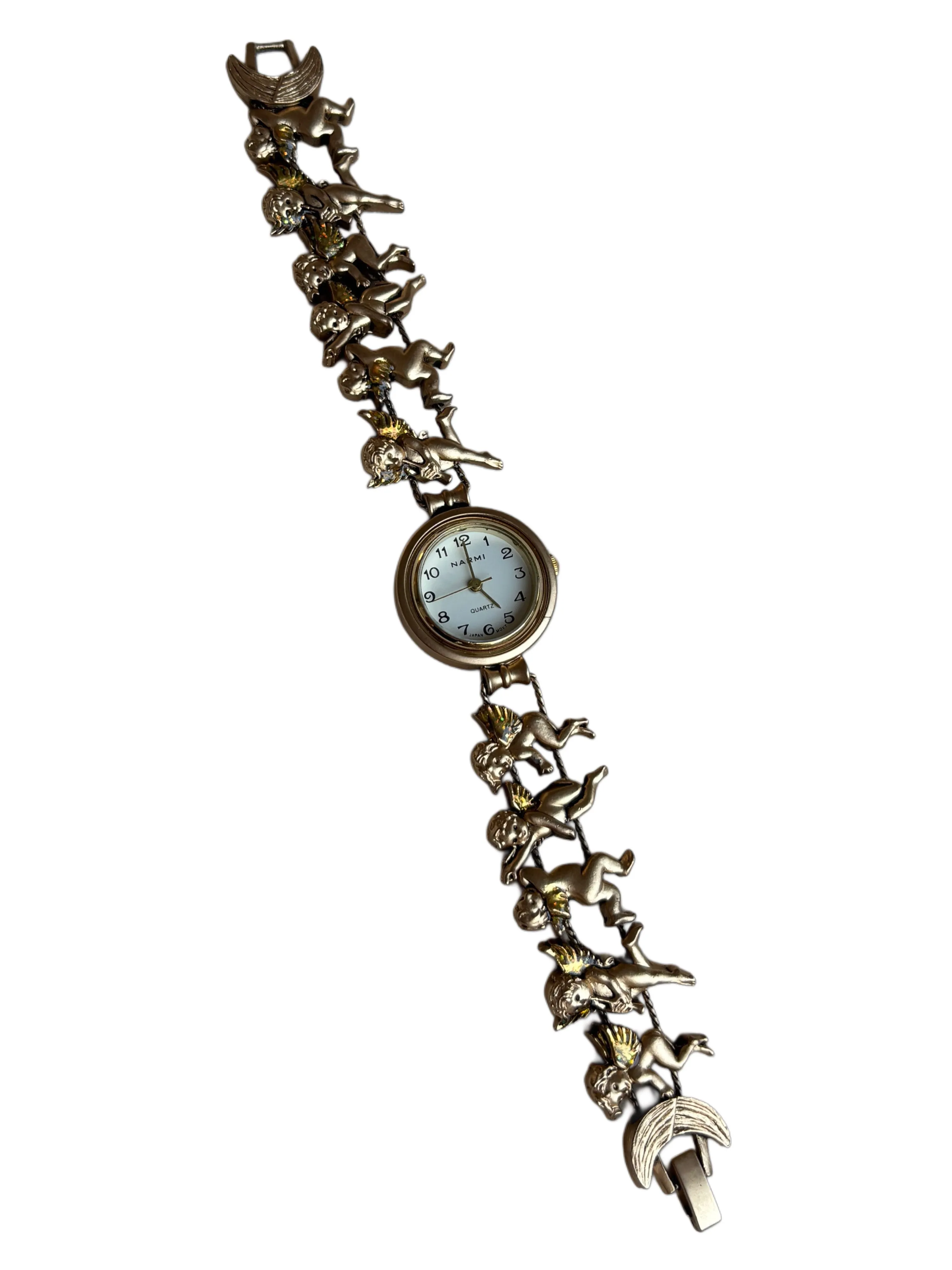 Angel Baby Sliding Charm Watch
