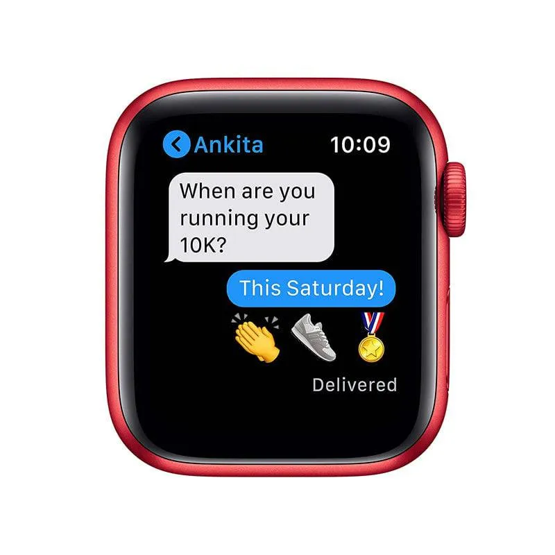 Apple Watch Series 6 - OLED / 32GB / 40mm / Bluetooth / Wi-Fi / Cellular / Red