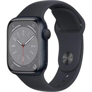 Apple Watch Series 8 [GPS 41mm] Smart Watch Midnight Aluminum Case & Sport Band