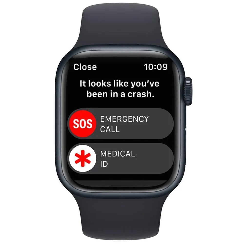 Apple Watch Series 8 [GPS 41mm] Smart Watch Midnight Aluminum Case & Sport Band