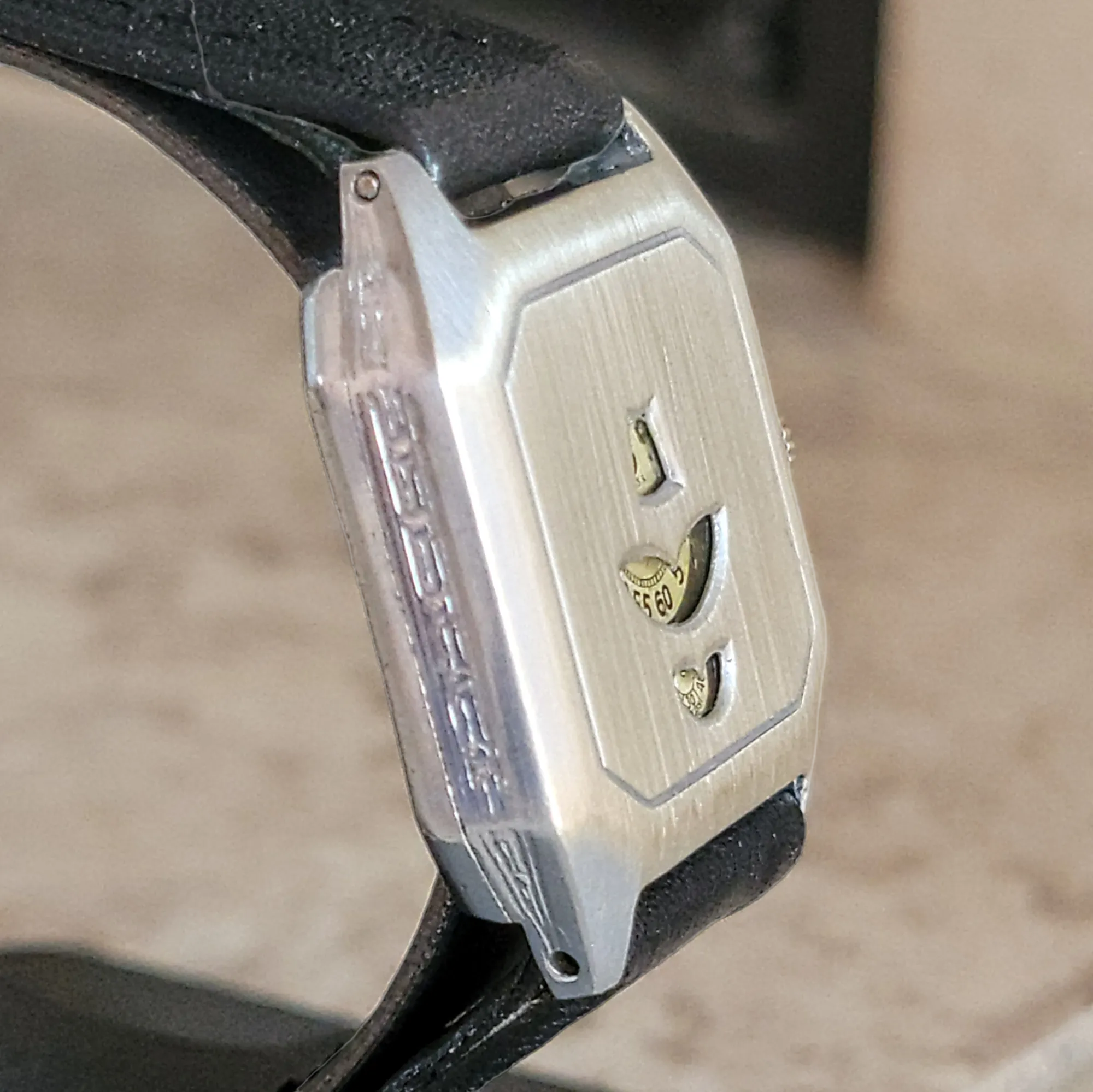 Art Deco JUMP HOUR Wristwatch By Rado Cal. AS 340 Swiss 1920's