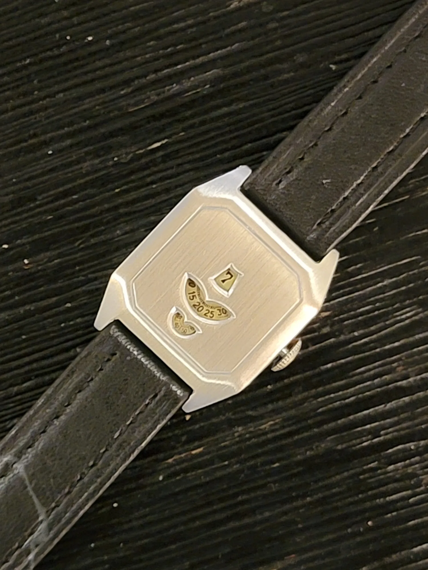 Art Deco JUMP HOUR Wristwatch By Rado Cal. AS 340 Swiss 1920's