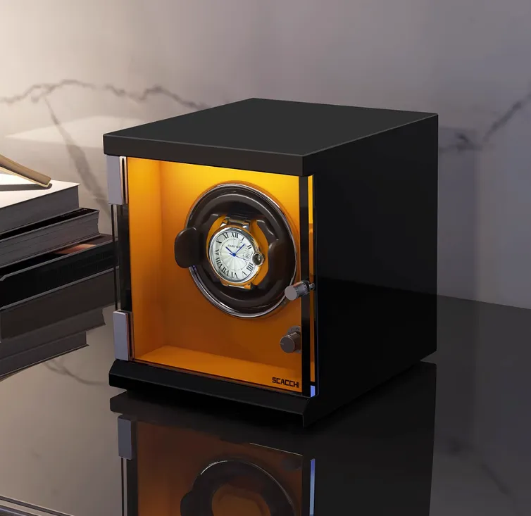Automatic Mechanical Watch Winder Box for 12 Watch Vertical