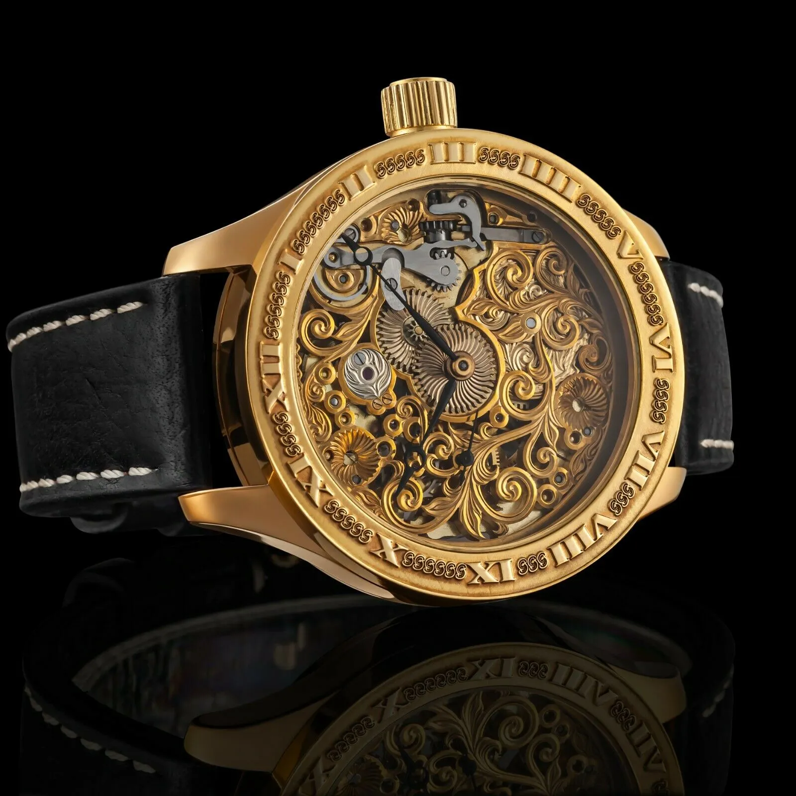 BAROQUE Men's Artisan Wristwatch 1923 Vintage Mechanical Movement