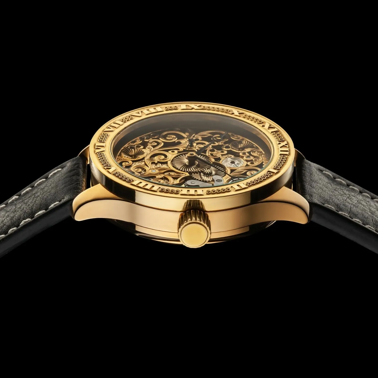 BAROQUE Men's Artisan Wristwatch 1923 Vintage Mechanical Movement