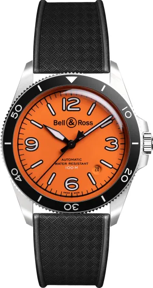 Bell & Ross Watch Vintage BR V2 Orange Rubber Limited Edition D