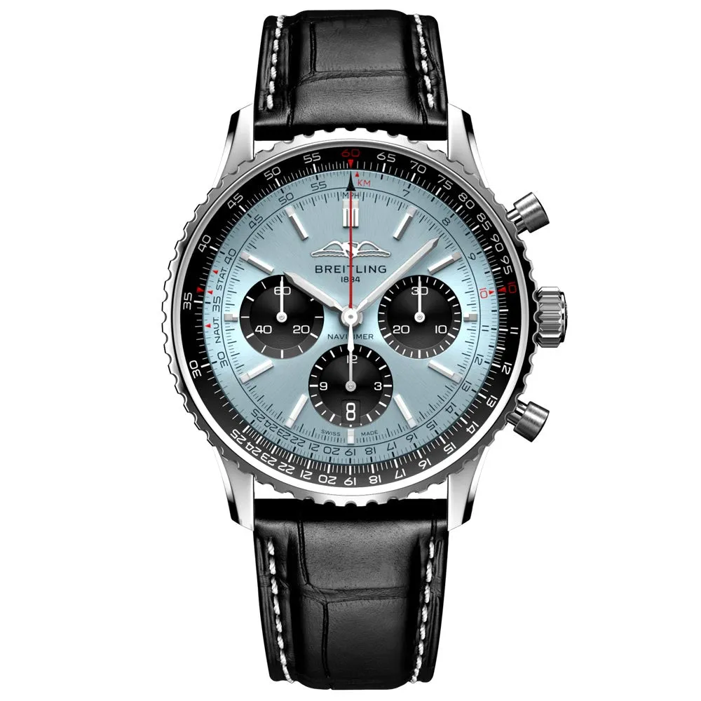 Breitling Navitimer B01 Chronograph 43mm Blue Dial Automatic Gents Watch AB0138241C1P1
