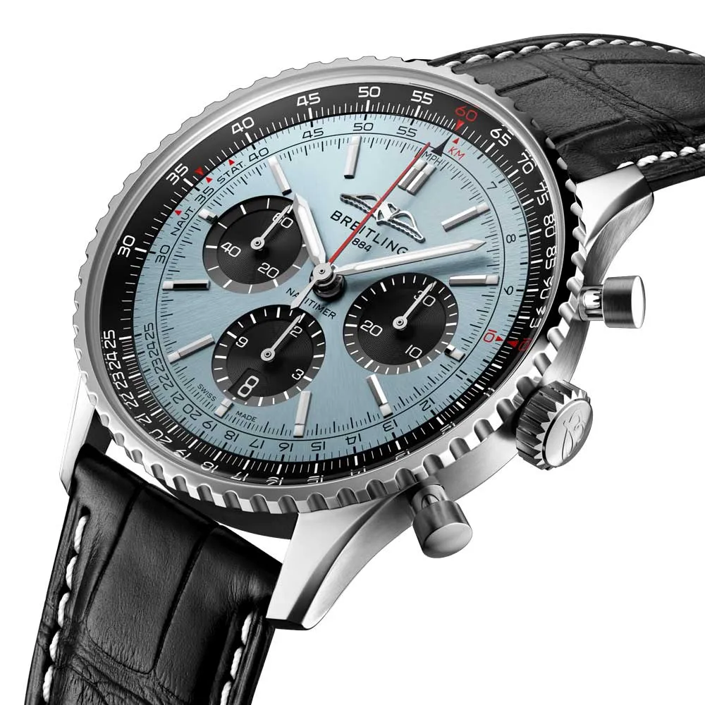 Breitling Navitimer B01 Chronograph 43mm Blue Dial Automatic Gents Watch AB0138241C1P1