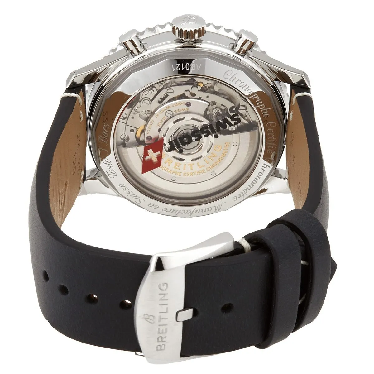 Breitling Navitimer B01 Chronograph Automatic Black Dial Men's Watch AB01211B1B1X1