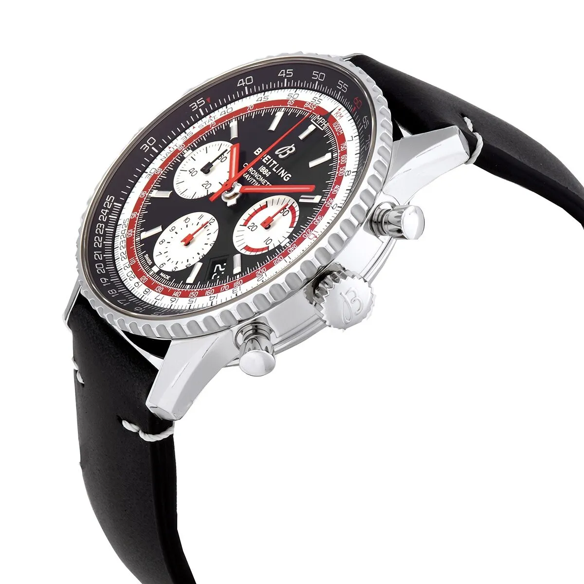 Breitling Navitimer B01 Chronograph Automatic Black Dial Men's Watch AB01211B1B1X1