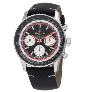 Breitling Navitimer B01 Chronograph Automatic Black Dial Men's Watch AB01211B1B1X1