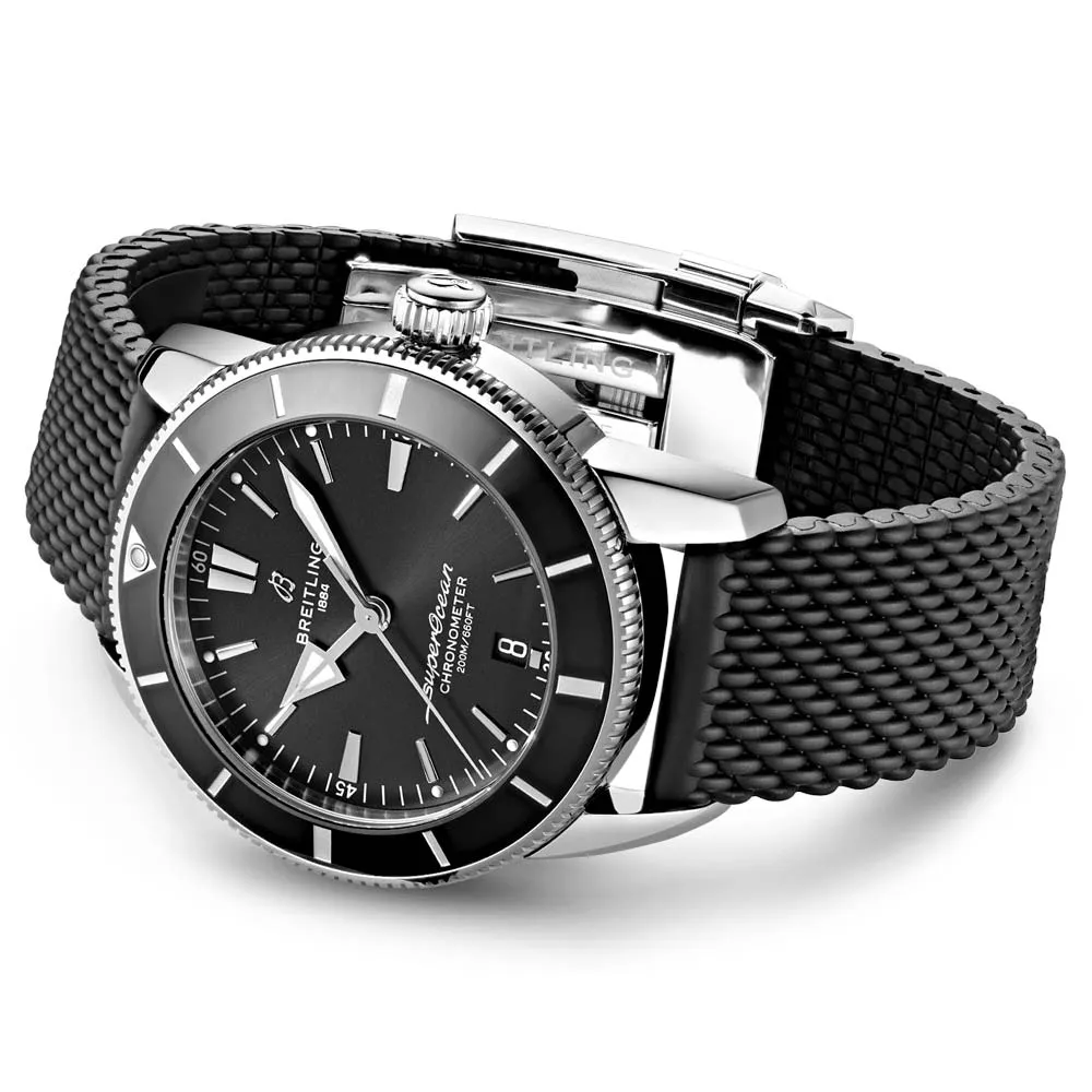 Breitling Superocean Heritage B20 44mm Black Dial Automatic Gents Watch AB2030121B1S1