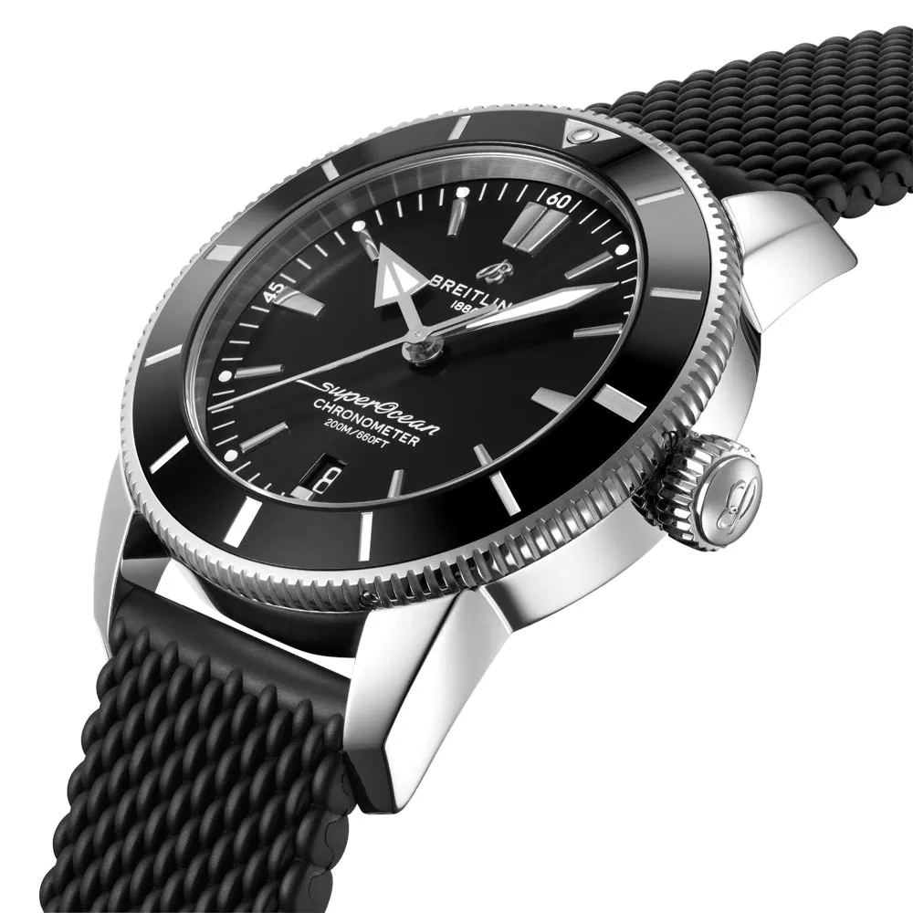 Breitling Superocean Heritage B20 44mm Black Dial Automatic Gents Watch AB2030121B1S1