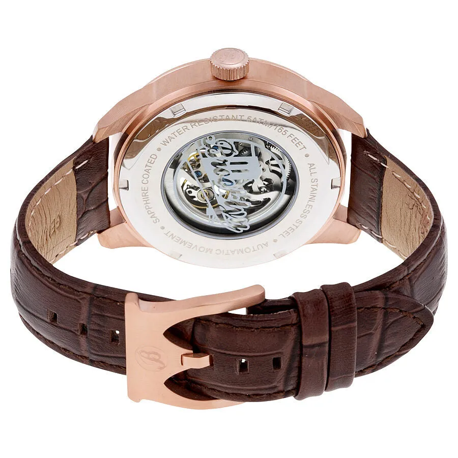 Brooklyn Watch Co. Carlton Skeleton Automatic Grey Dial Men's Watch 203-M3831