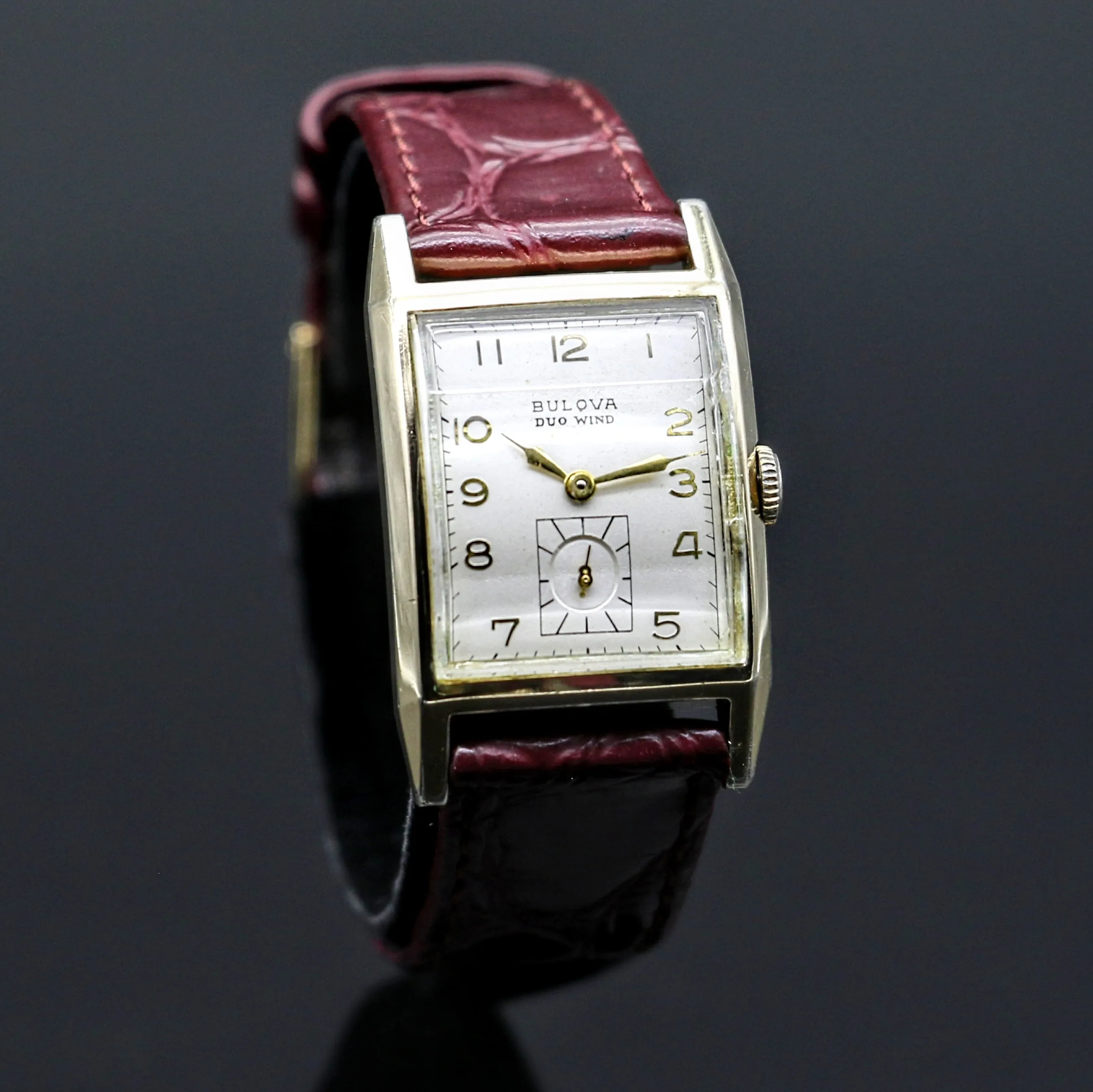 BULOVA 1951 DUO WIND Automatic Wristwatch Cal. 9AB Swiss Made Watch
