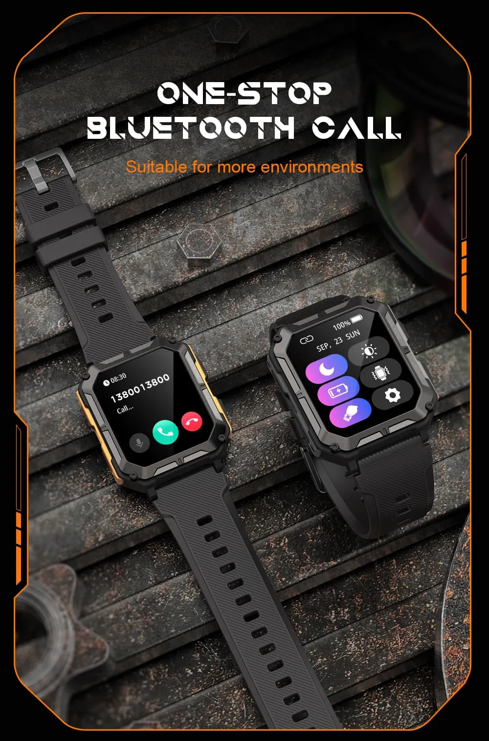C20Pro Smart Watch IP68 Waterproof