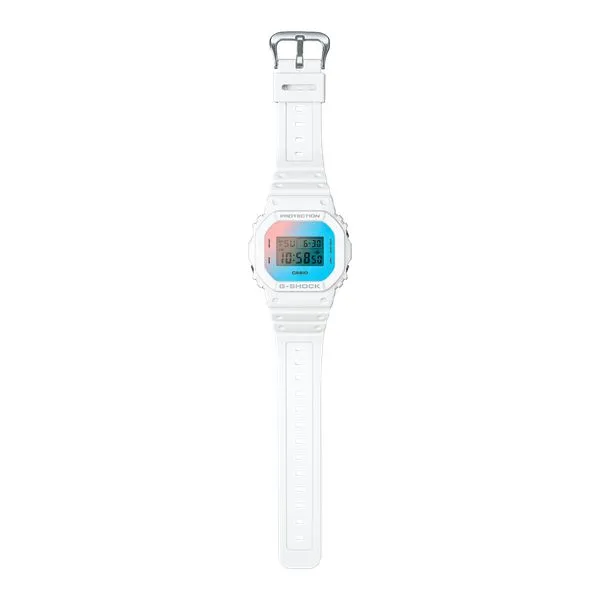 Casio G-Shock Digital Watch DW5600TL-7 White - Blue - Orange