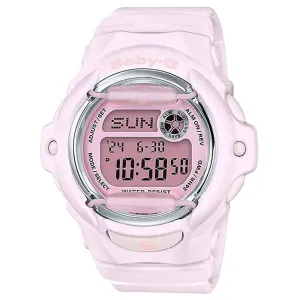 Casio Women's Baby-G Pink Resin Band Pink Digital Dial Quartz Watch - BG-169M-4CR