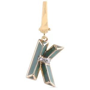 Ceramic Alphabet charm RDCH0031GG-K RDCH0031GG-K