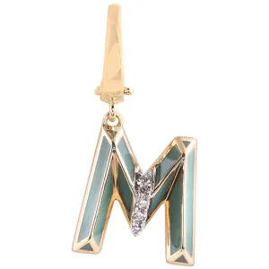 Ceramic Alphabet charm RDCH0031GG-M RDCH0031GG-M