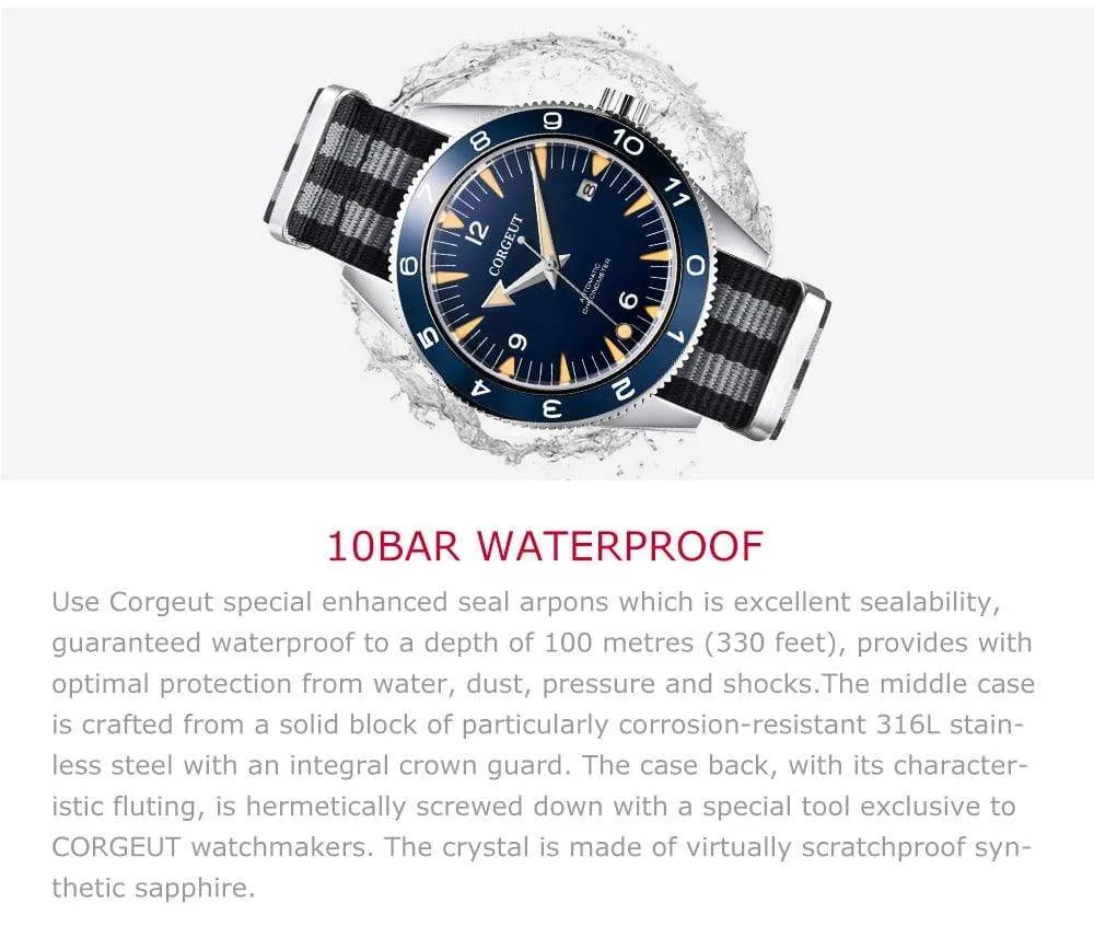 CORGEUT Best Diving Watch