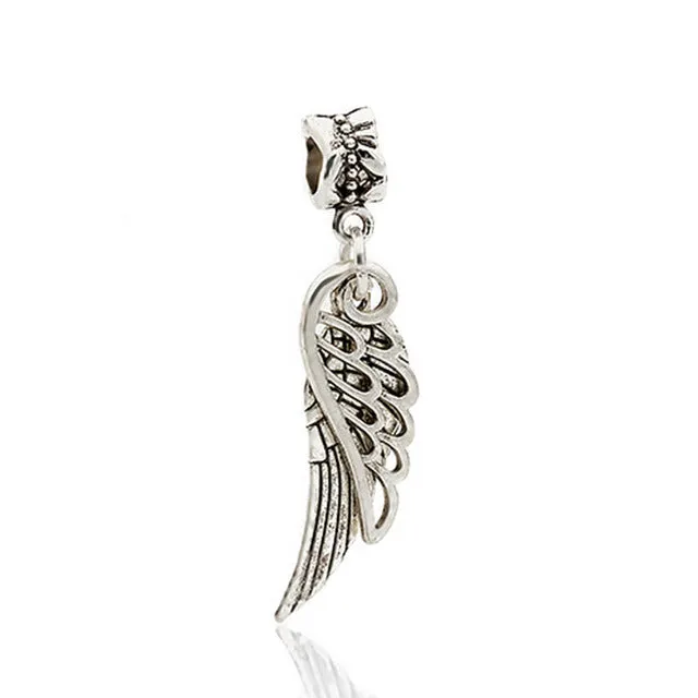 Couqcy Free Shipping 1Pc Silver Bead Charm European Silver with Love Lock key Charm Pendant Bead Fit Pandora Bracelet