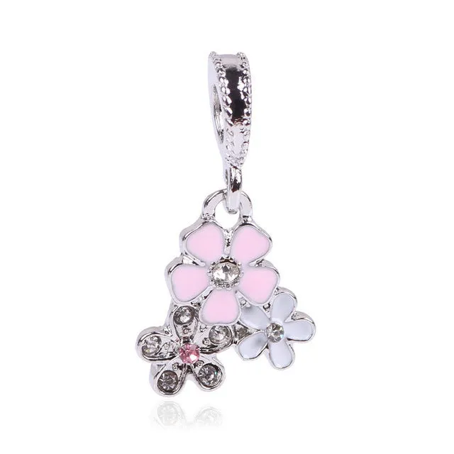 Couqcy Free Shipping 1Pc Silver Bead Charm European Silver with Love Lock key Charm Pendant Bead Fit Pandora Bracelet
