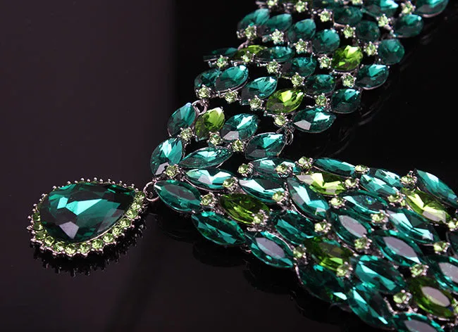 Crystal African Necklace & Earring Set