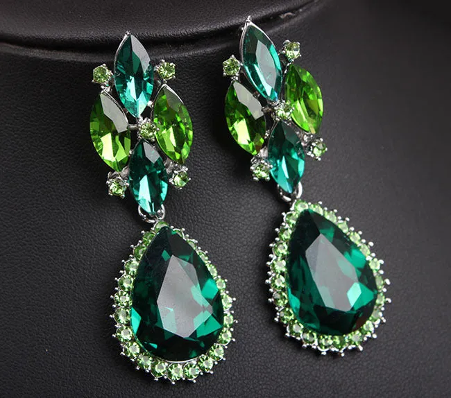 Crystal African Necklace & Earring Set