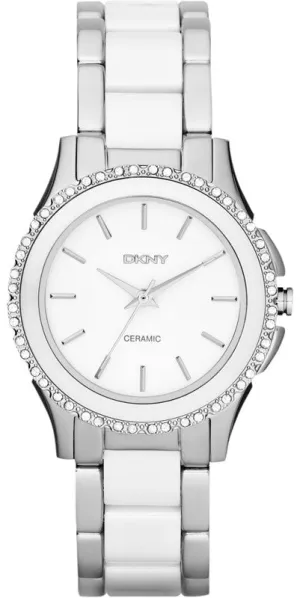 DKNY Watch Chambers Ceramic Ladies