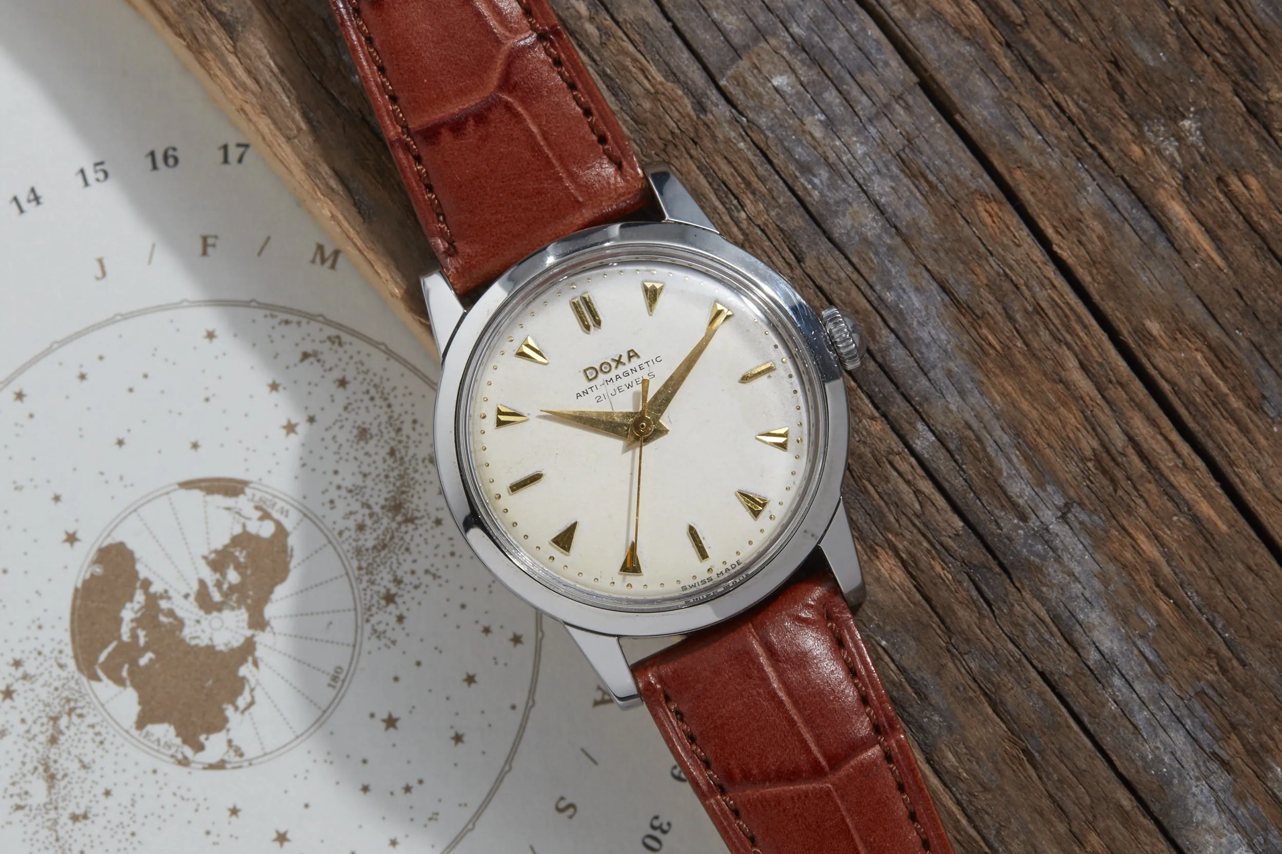 DOXA Steel Jumping Seconds Watch