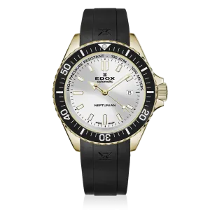 Edox Neptunian Automatic Men's Gold Watch 80120-37JCA-AID