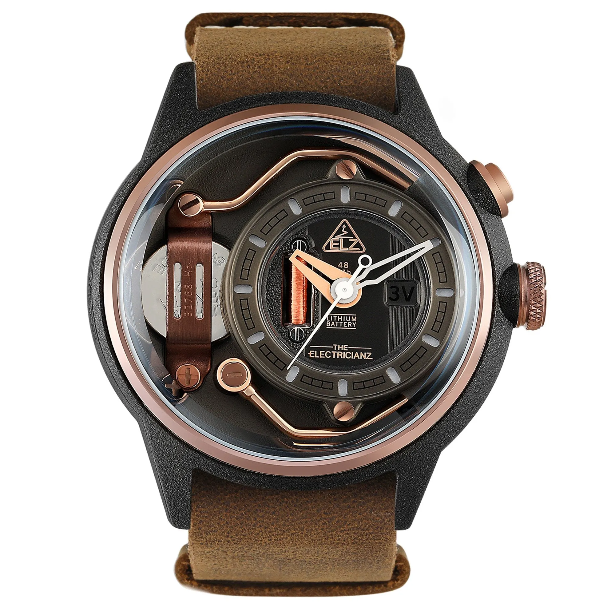 Electricianz Brown Mokaz Original Watch ZZ-A1C/02-CR